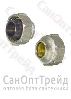 Фитинг коллекторный для стальных труб 15 (1.0) x 3/4" (евроконус) TiM - фото 25415
