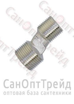 Эксцентрик переходной 3/4"х1/2" НР/НР хром ТiМ - фото 26691