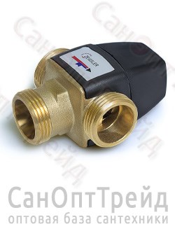 Клапан термостатический 3110С02 подмешивающий (35-60°С) для систем отопления и ГВС 1/2" НР Zeissler - фото 26964
