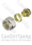 Фитинг коллекторный для металлополимерной трубы 16 (2.0) x 3/4" (евроконус) TiM