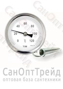 Термометр накладной с пружиной T=120°C 63мм TiM