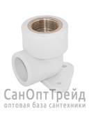 Угол комбинированный 20х1/2" ВР с креплением PPR 20123413