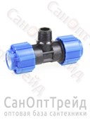 Тройник с резьбой ПНД 32х1"х32 НР 20125564