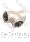 Тройник переходной 1-1/4"х1"х1-1/4" ВР/ВР/ВР никель ТiМ