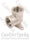 Уголок с крепежом 1/2"х1/2" ВР/ВР никель ТiМ